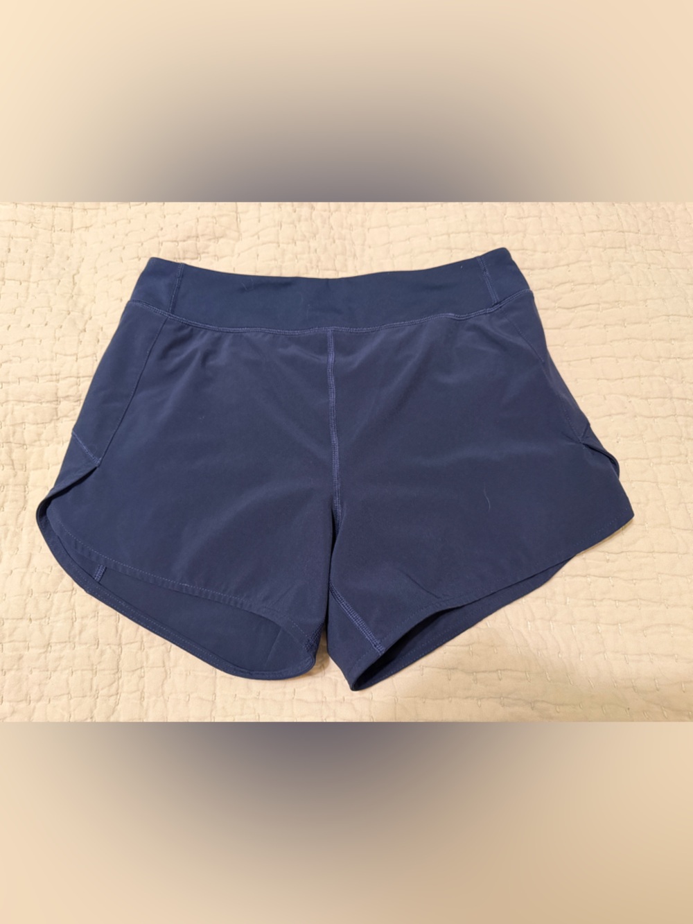 Athleta Girl Navy Blue Athletic Shorts (Lined) Size 14